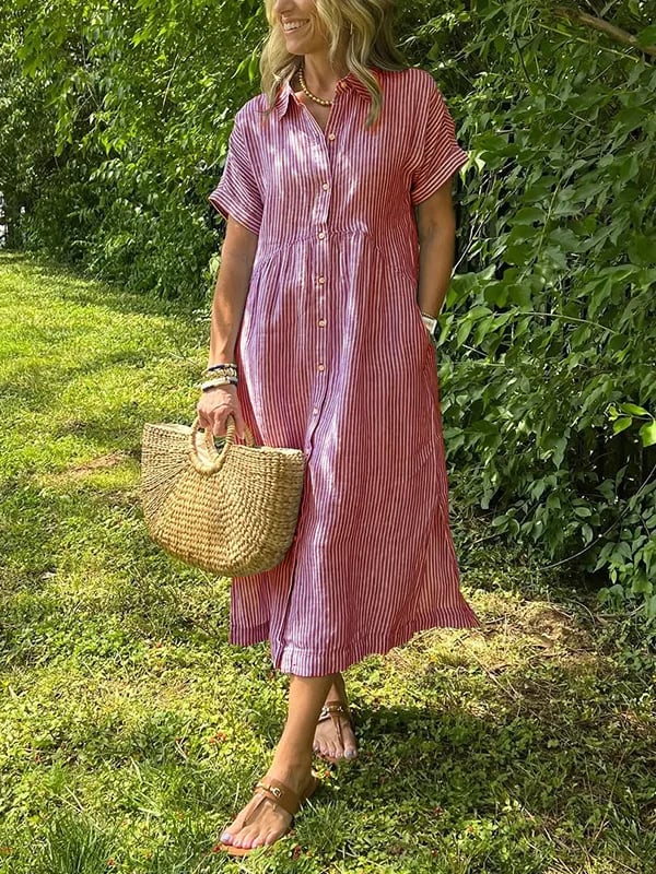 Aurelie | Chic Striped Dress