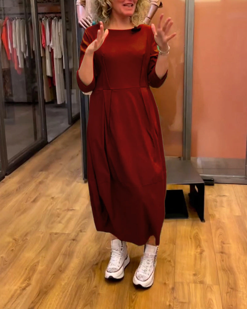 Christina | Chic Dress with Belly Coverage
