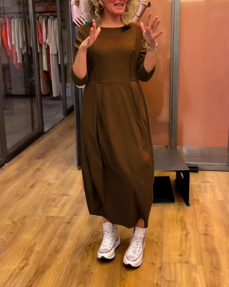 Christina | Chic Dress with Belly Coverage