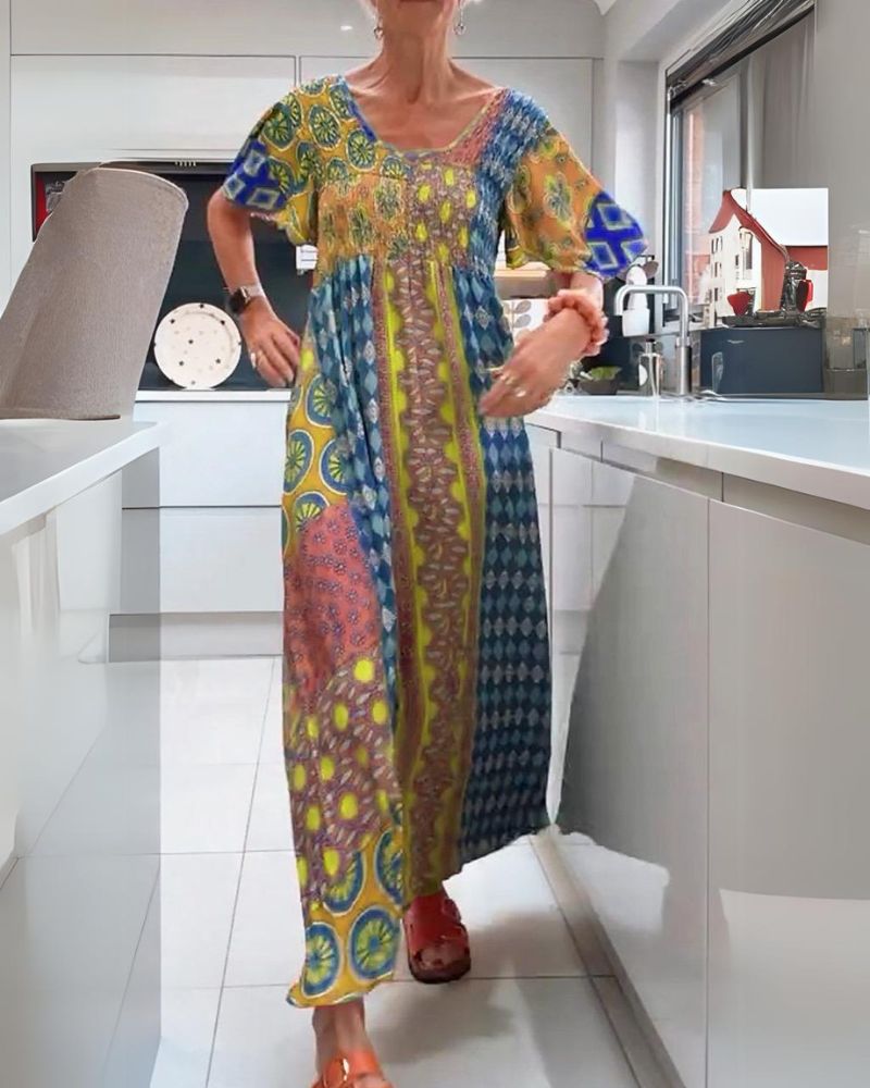 Elise | Vibrant Boho Dress