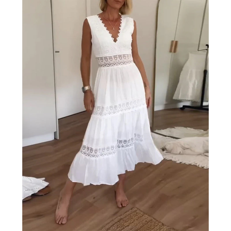 Margaux | Chic V-Neck Dress