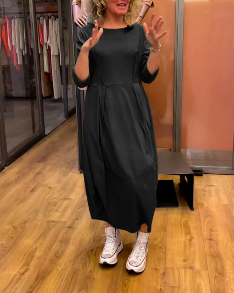 Christina | Chic Dress with Belly Coverage
