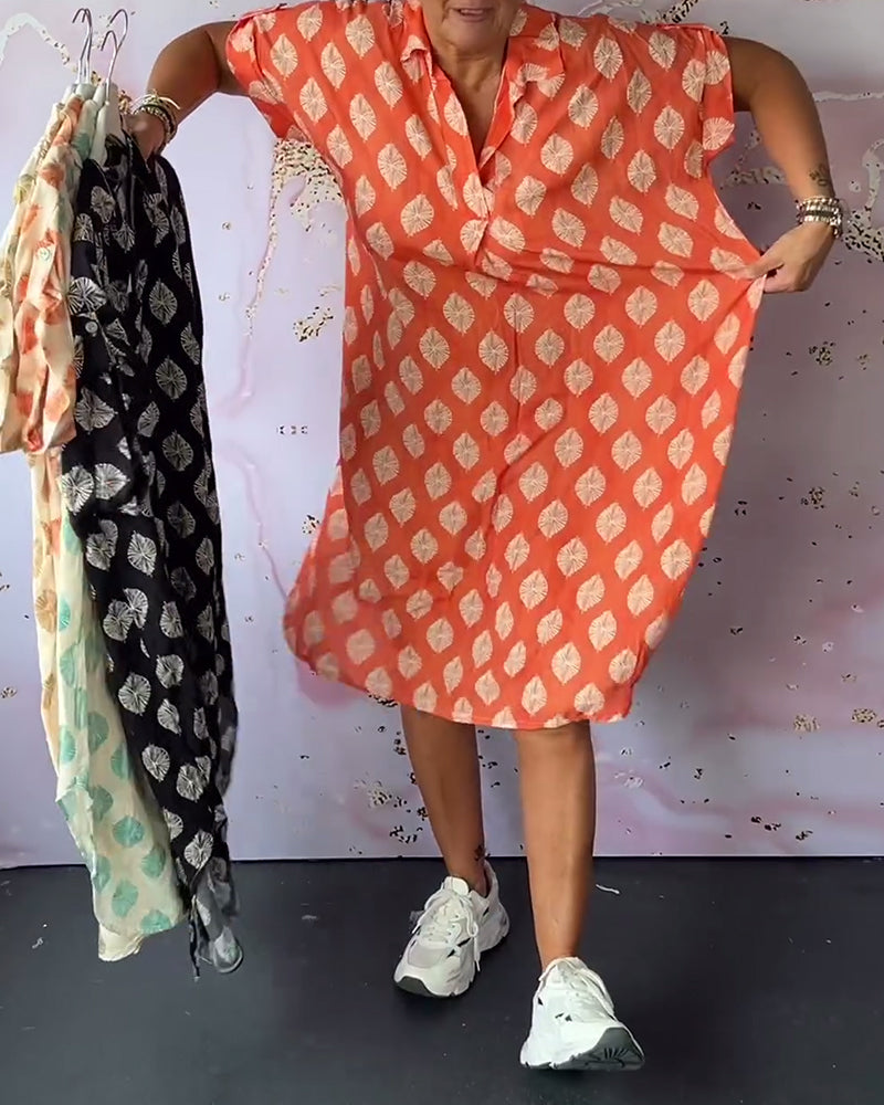 Elodie | Elegant Patterned Dress