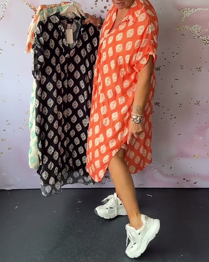 Elodie | Elegant Patterned Dress