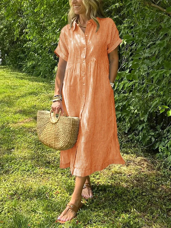Aurelie | Chic Striped Dress