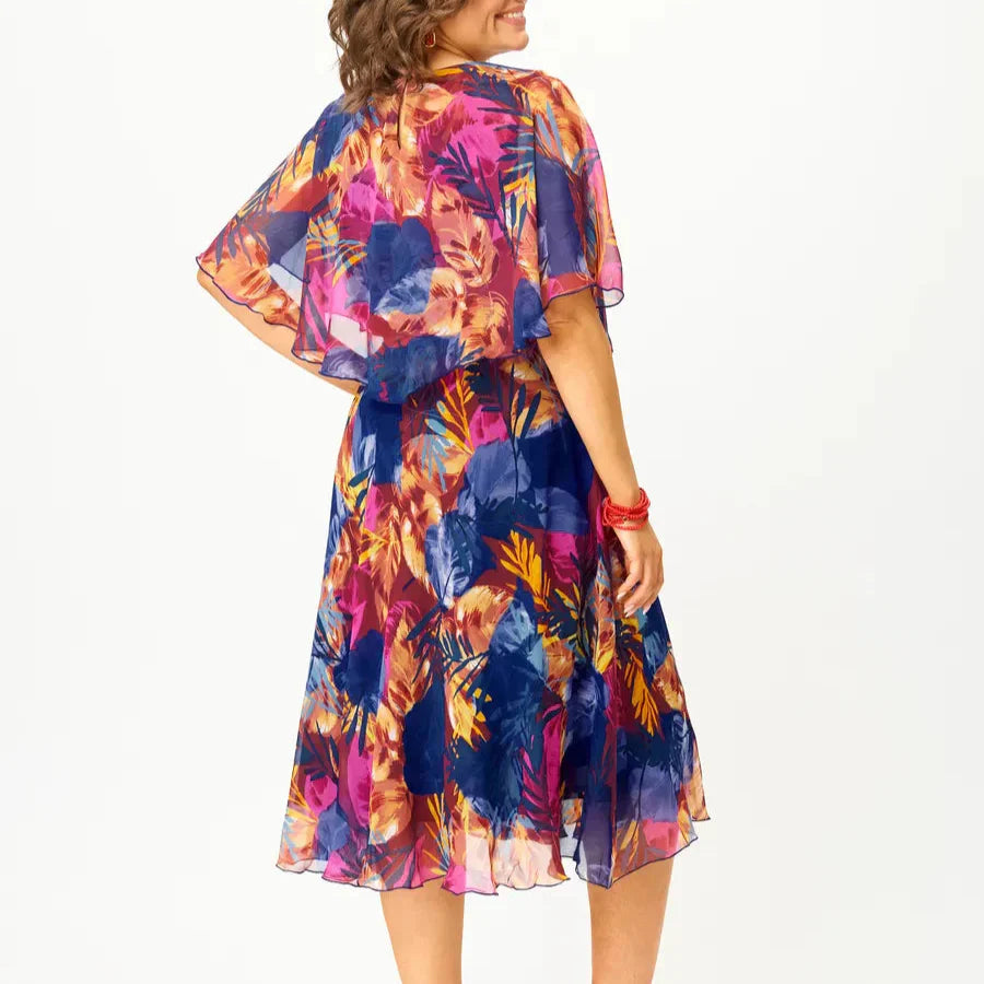 Delphine | Plus Size Chiffon Dress