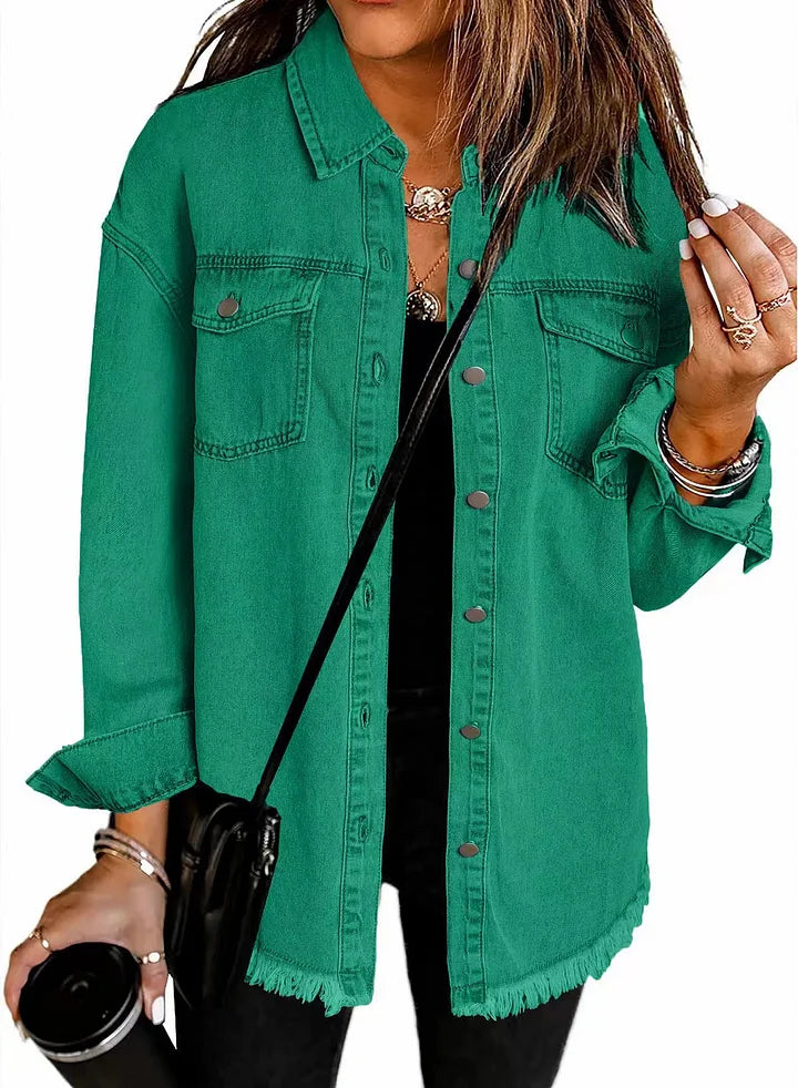 Laura | Comfortable Denim-Inspired Jacket