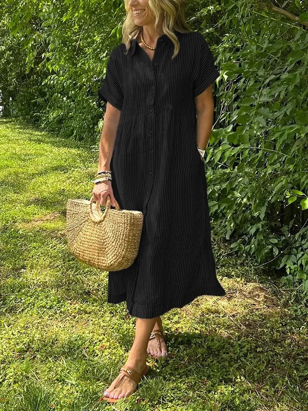 Aurelie | Chic Striped Dress
