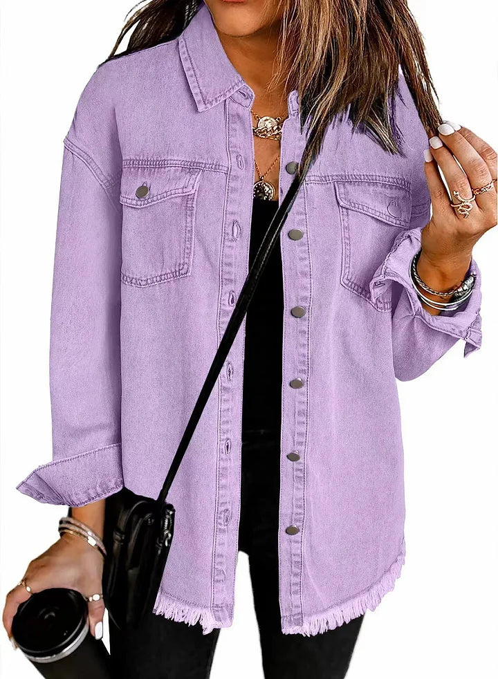 Laura | Comfortable Denim-Inspired Jacket
