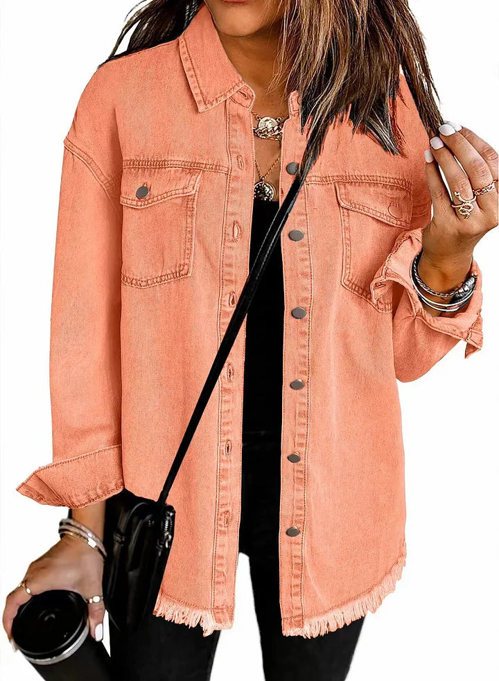 Laura | Comfortable Denim-Inspired Jacket