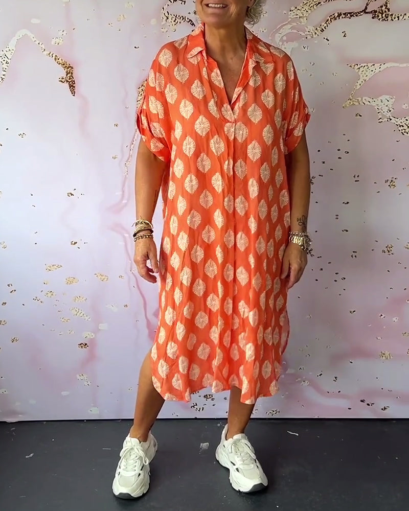 Elodie | Elegant Patterned Dress