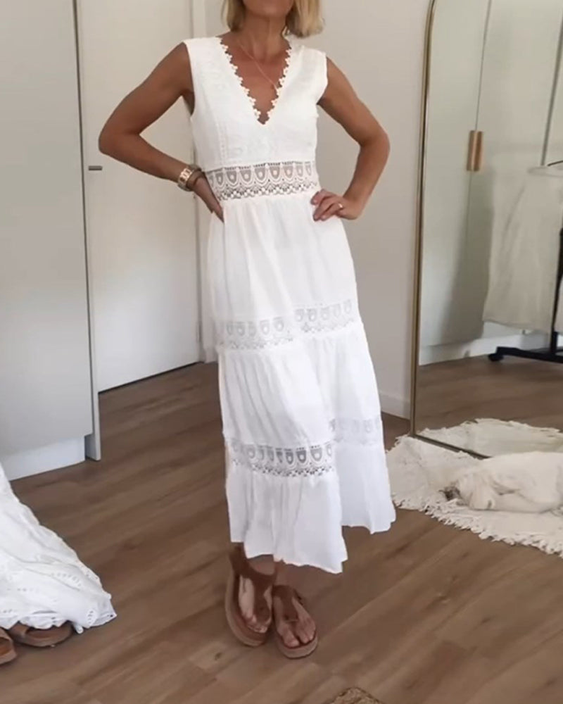 Margaux | Chic V-Neck Dress