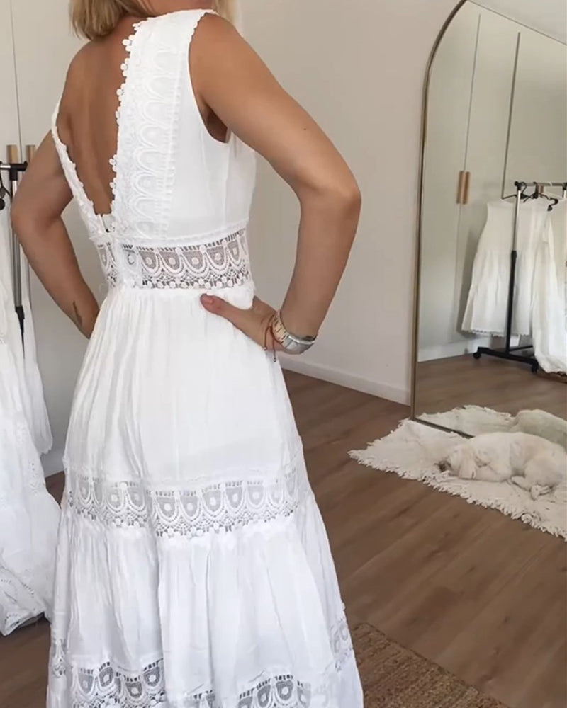 Margaux | Chic V-Neck Dress