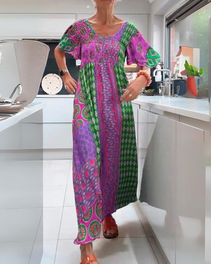 Elise | Vibrant Boho Dress