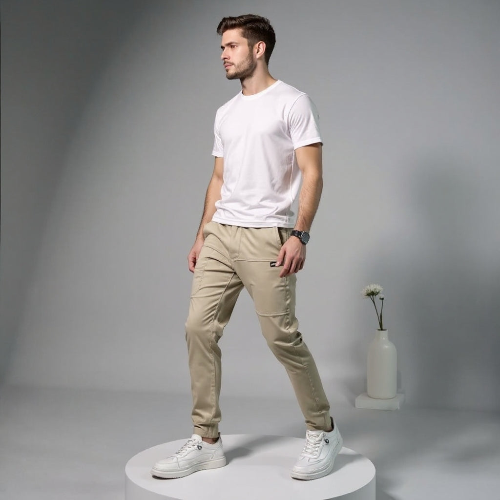 Liam | Modern Stretch Cargo Trousers
