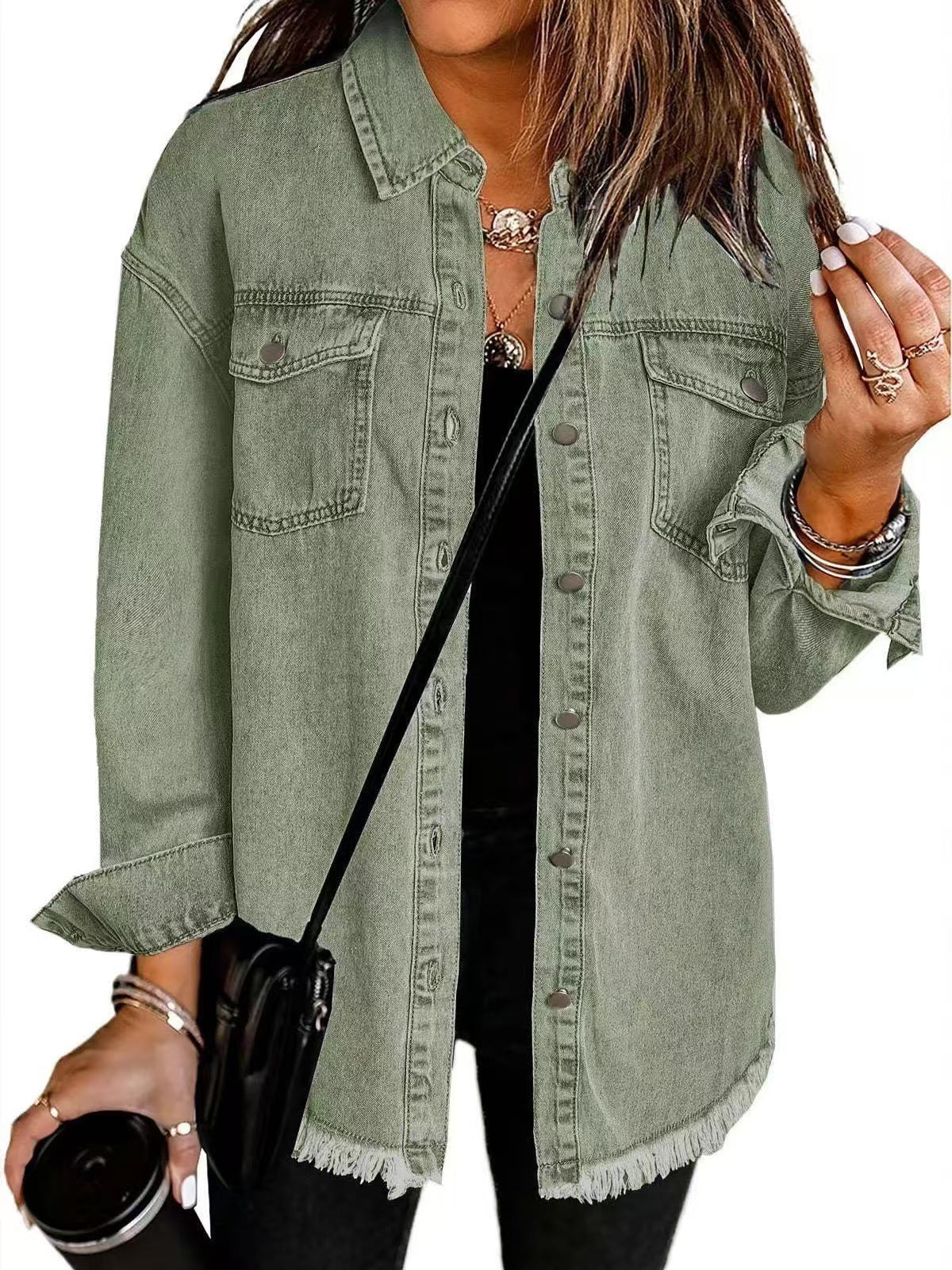 Laura | Comfortable Denim-Inspired Jacket