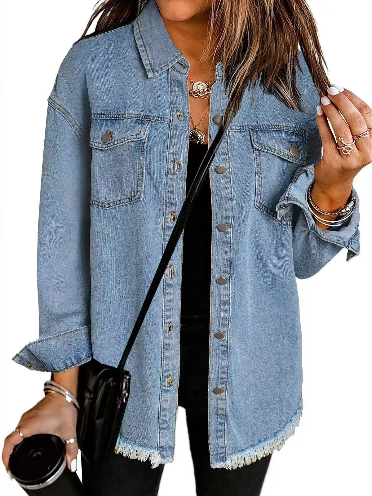 Laura | Comfortable Denim-Inspired Jacket