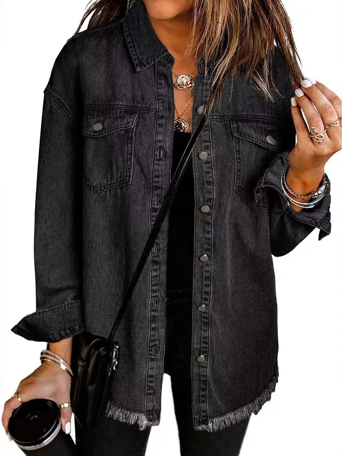 Laura | Comfortable Denim-Inspired Jacket