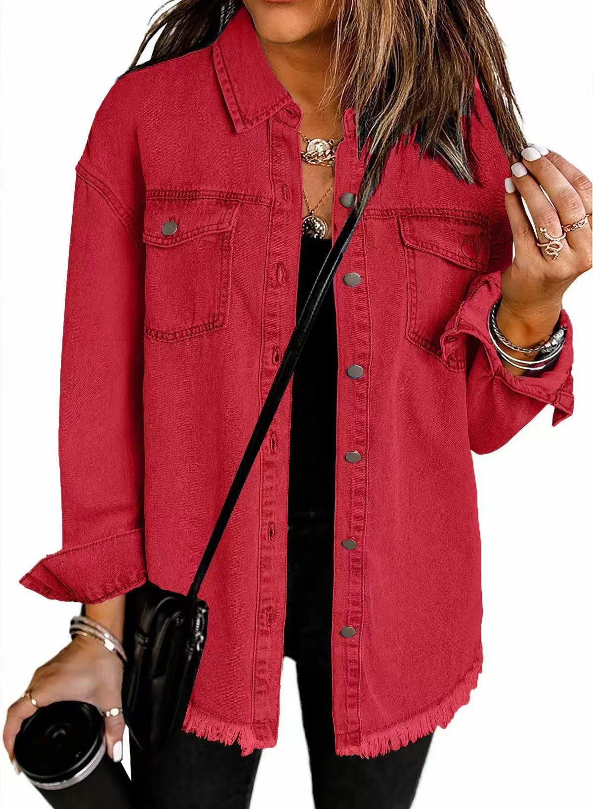 Laura | Comfortable Denim-Inspired Jacket