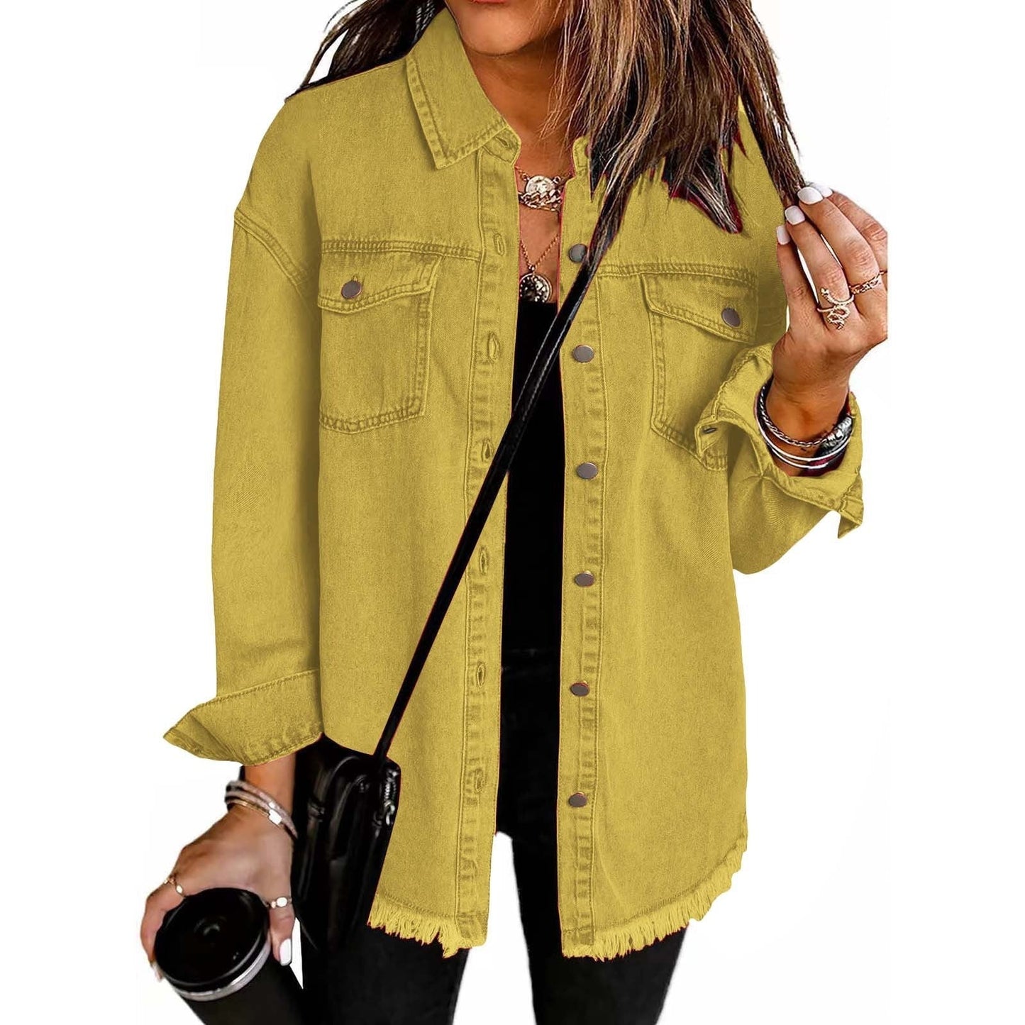 Laura | Comfortable Denim-Inspired Jacket