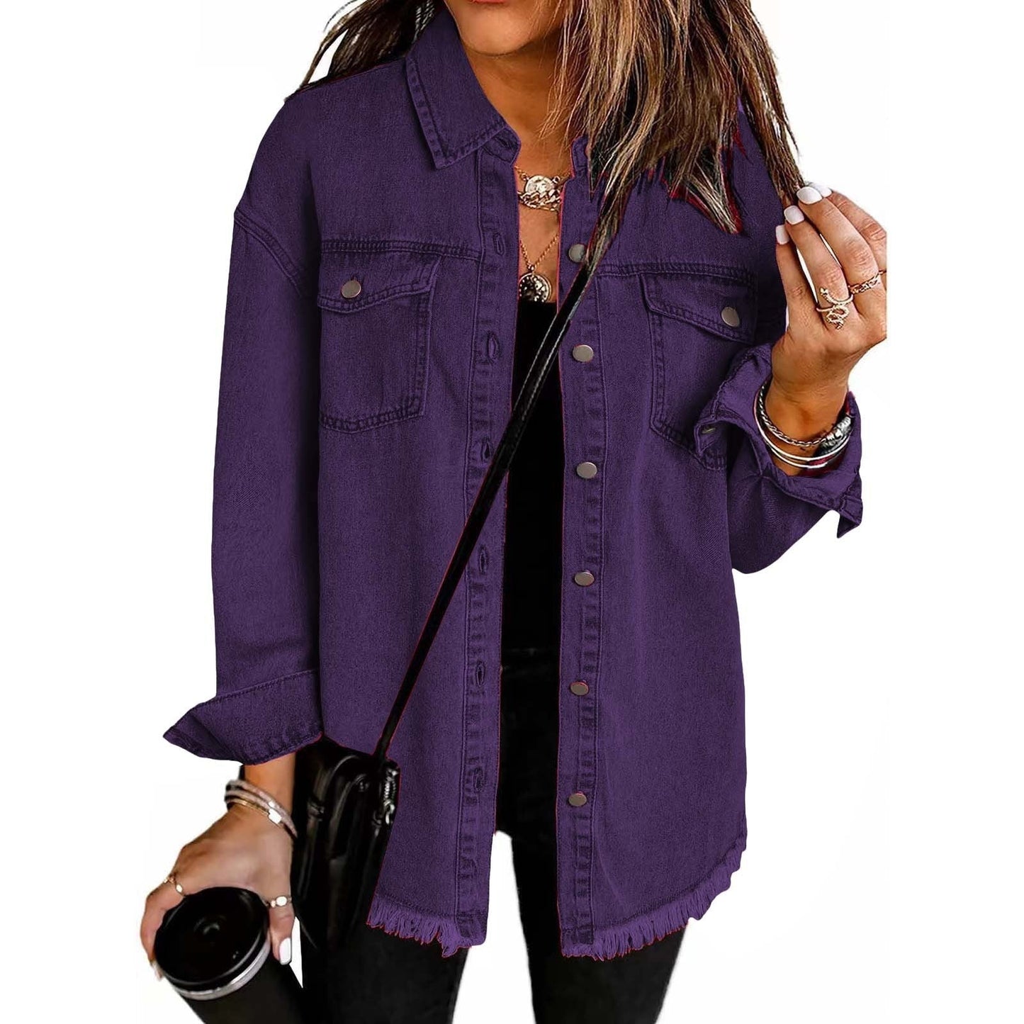 Laura | Comfortable Denim-Inspired Jacket