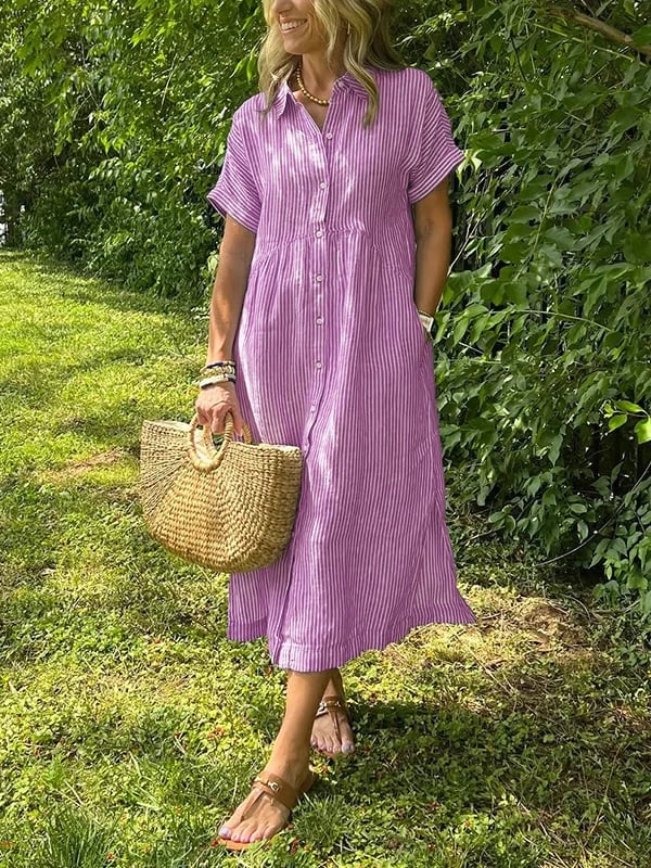 Aurelie | Chic Striped Dress