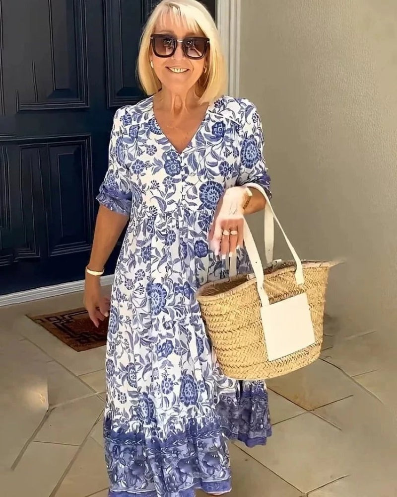 Laurie | Graceful Floral Dress with an Airy Touch