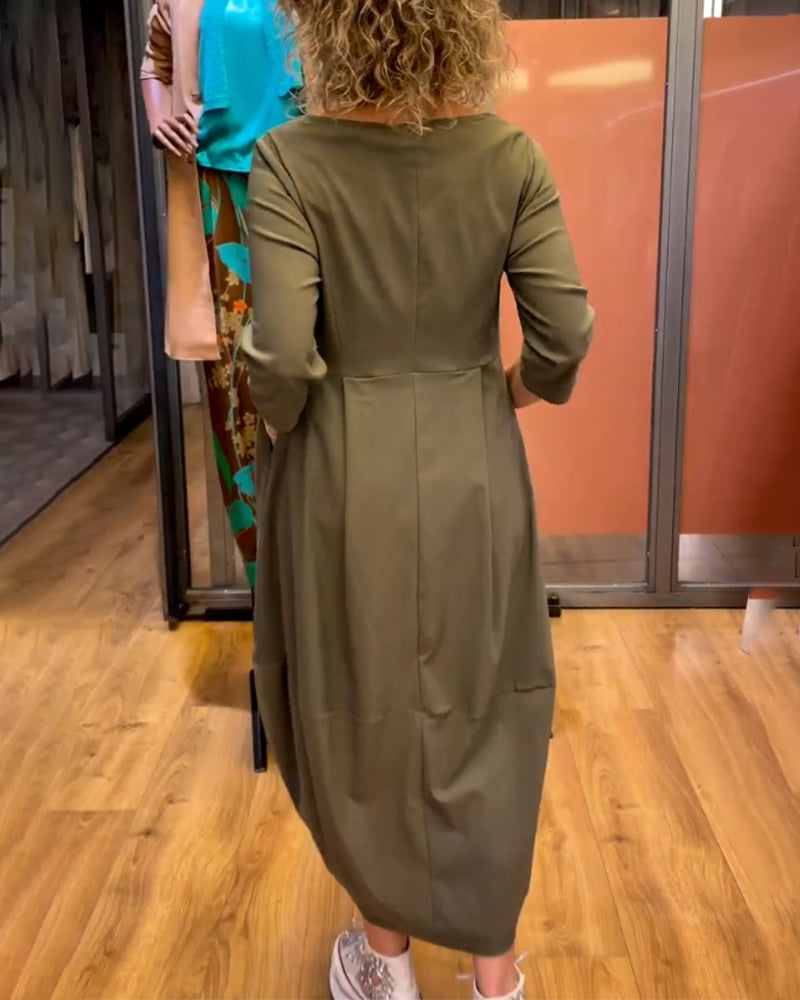 Christina | Chic Dress with Belly Coverage