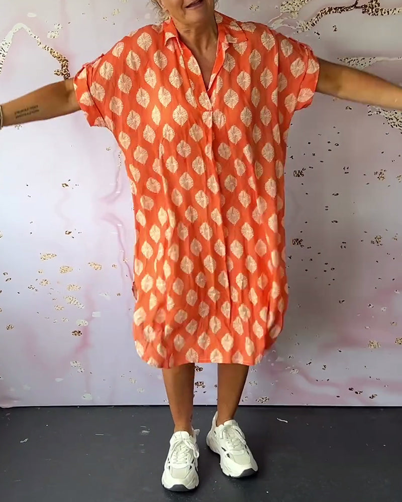 Elodie | Elegant Patterned Dress