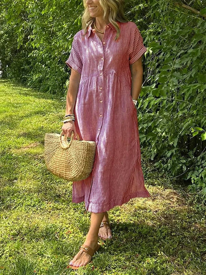 Aurelie | Chic Striped Dress