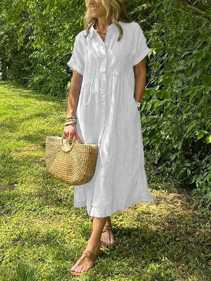 Aurelie | Chic Striped Dress