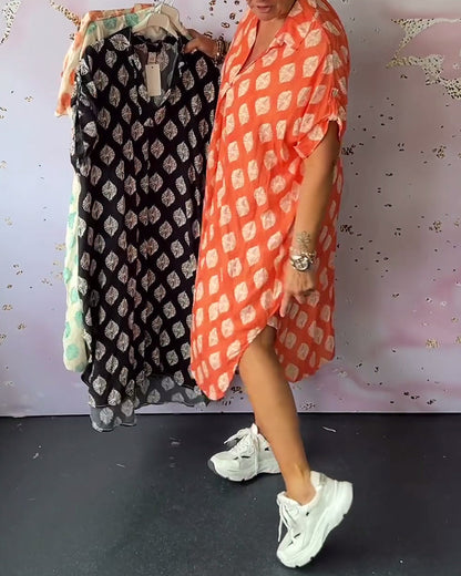 Elodie | Elegant Patterned Dress