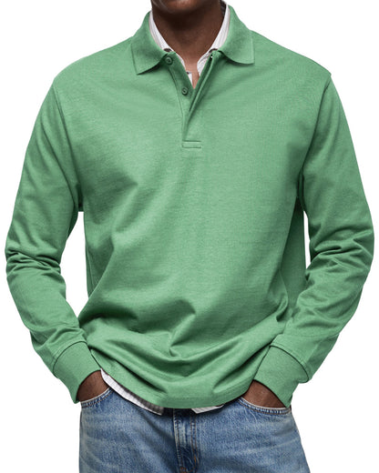 Alessio | Traditional Long Sleeve Polo Shirt