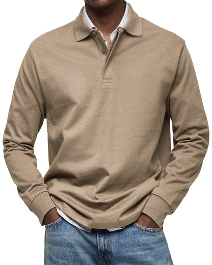 Alessio | Traditional Long Sleeve Polo Shirt