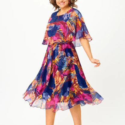 Delphine | Plus Size Chiffon Dress