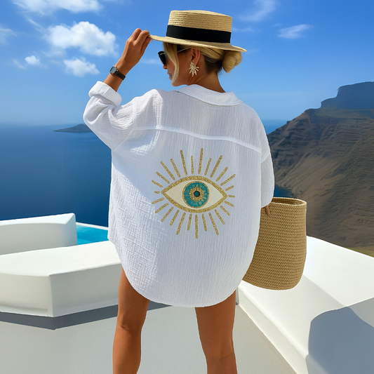 Clara | Ibiza-Inspired Casual Blouse