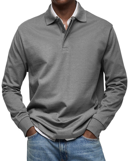 Alessio | Traditional Long Sleeve Polo Shirt
