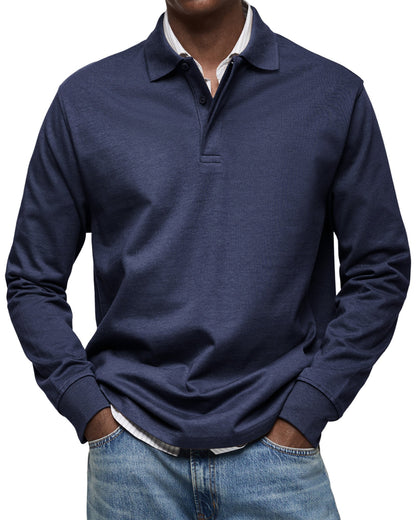 Alessio | Traditional Long Sleeve Polo Shirt