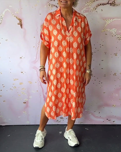 Elodie | Elegant Patterned Dress