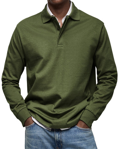 Alessio | Traditional Long Sleeve Polo Shirt