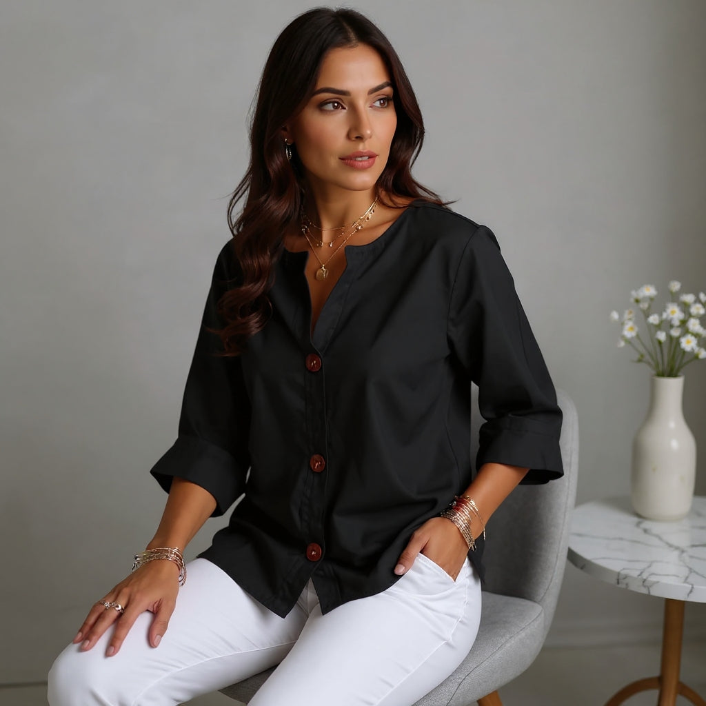 Elari | Breezy Classic Everyday Blouse