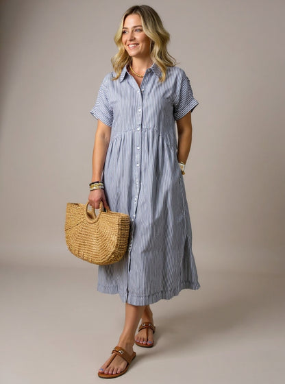 Aurelie | Chic Striped Dress