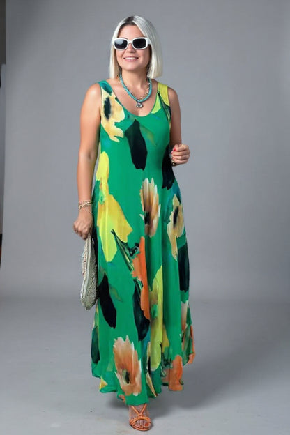 Amber | Floral Grace Maxi Dress