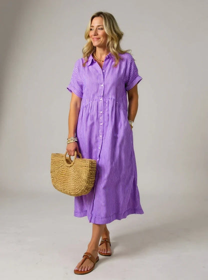 Aurelie | Chic Striped Dress