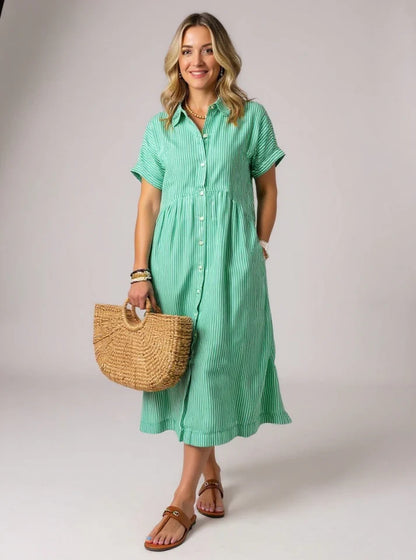 Aurelie | Chic Striped Dress