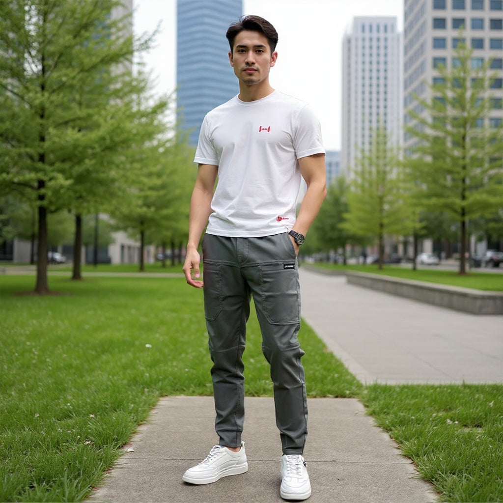 Liam | Modern Stretch Cargo Trousers