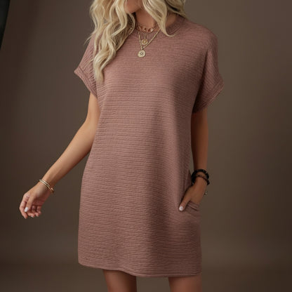 Liana | Elegant Contour Midi Dress