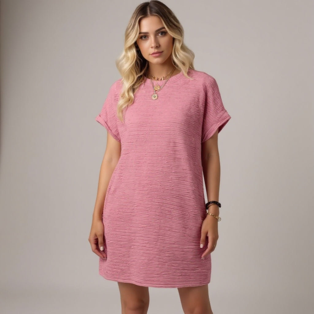 Liana | Elegant Contour Midi Dress