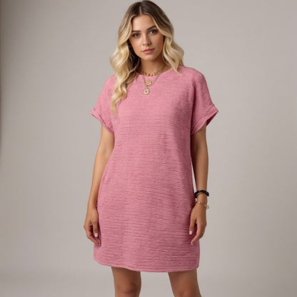 Liana | Elegant Contour Midi Dress