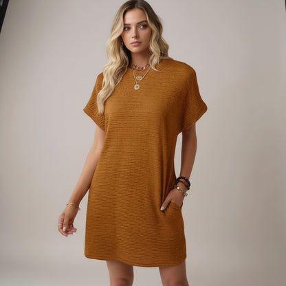 Liana | Elegant Contour Midi Dress